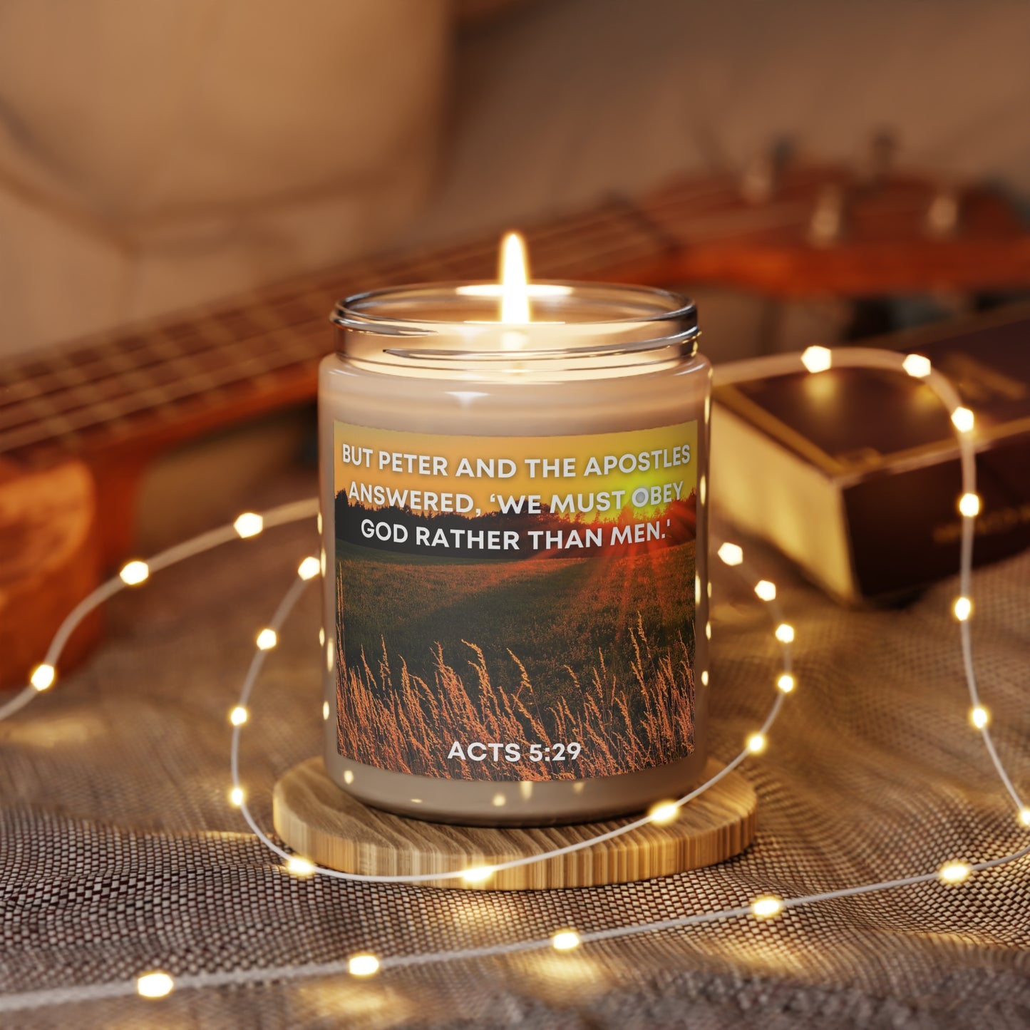Acts 5:29 - Scented Candle, 9oz