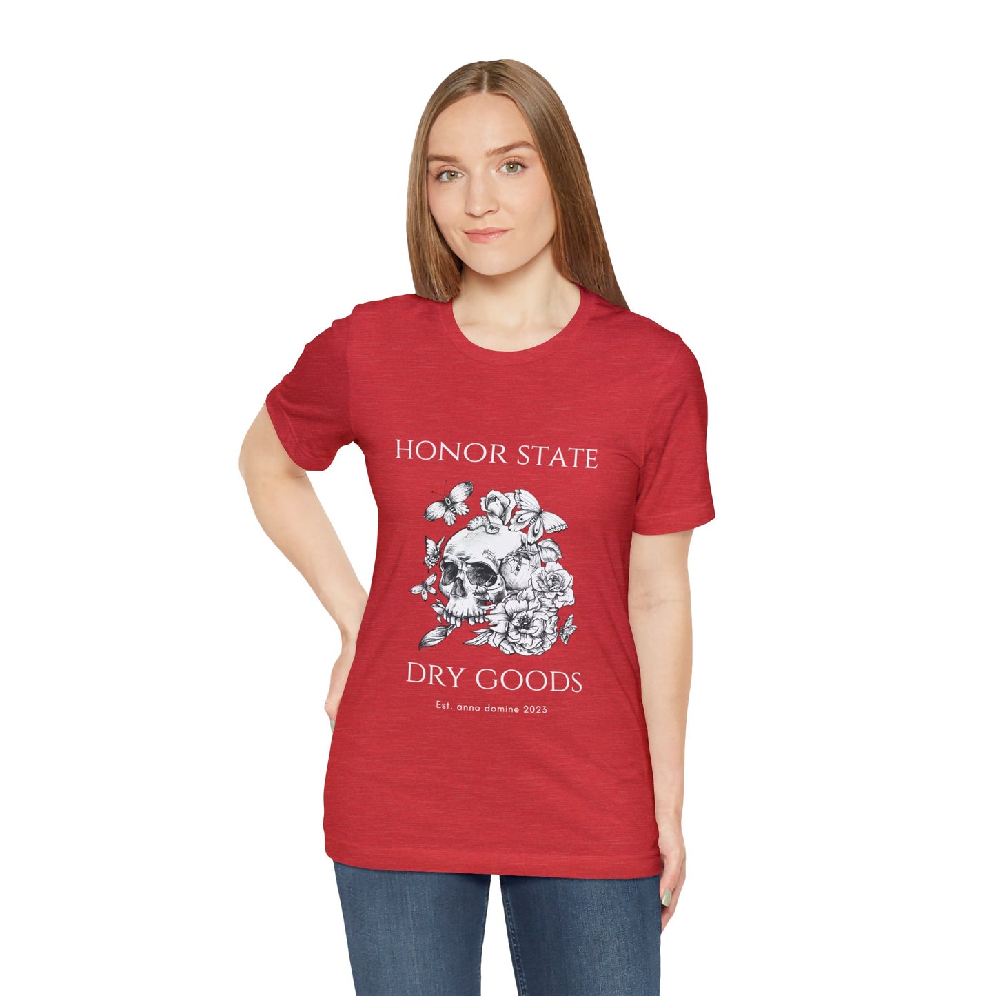 Honor State Dry Goods - Unisex Jersey Short Sleeve Tee