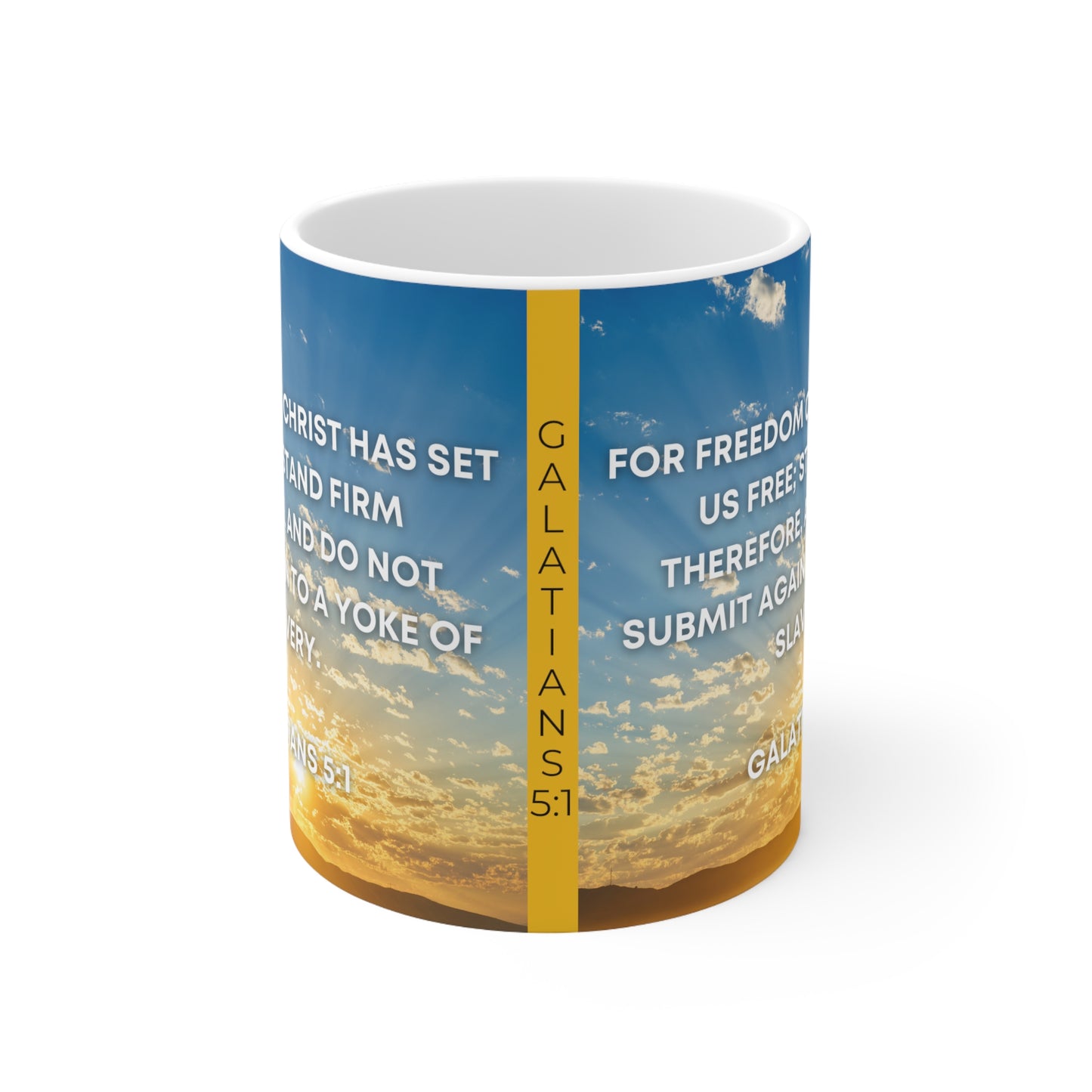Galatians 5:1 - Ceramic Mug 11oz