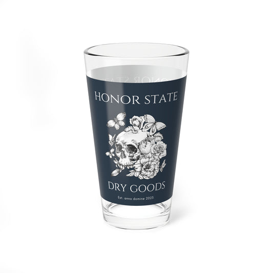 Honor State Dy Goods  - Pint Glass, 16oz