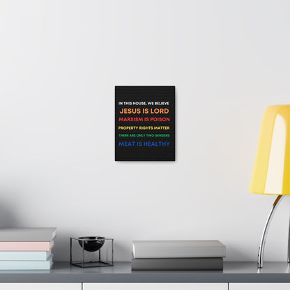 We Believe - Canvas Gallery Wraps