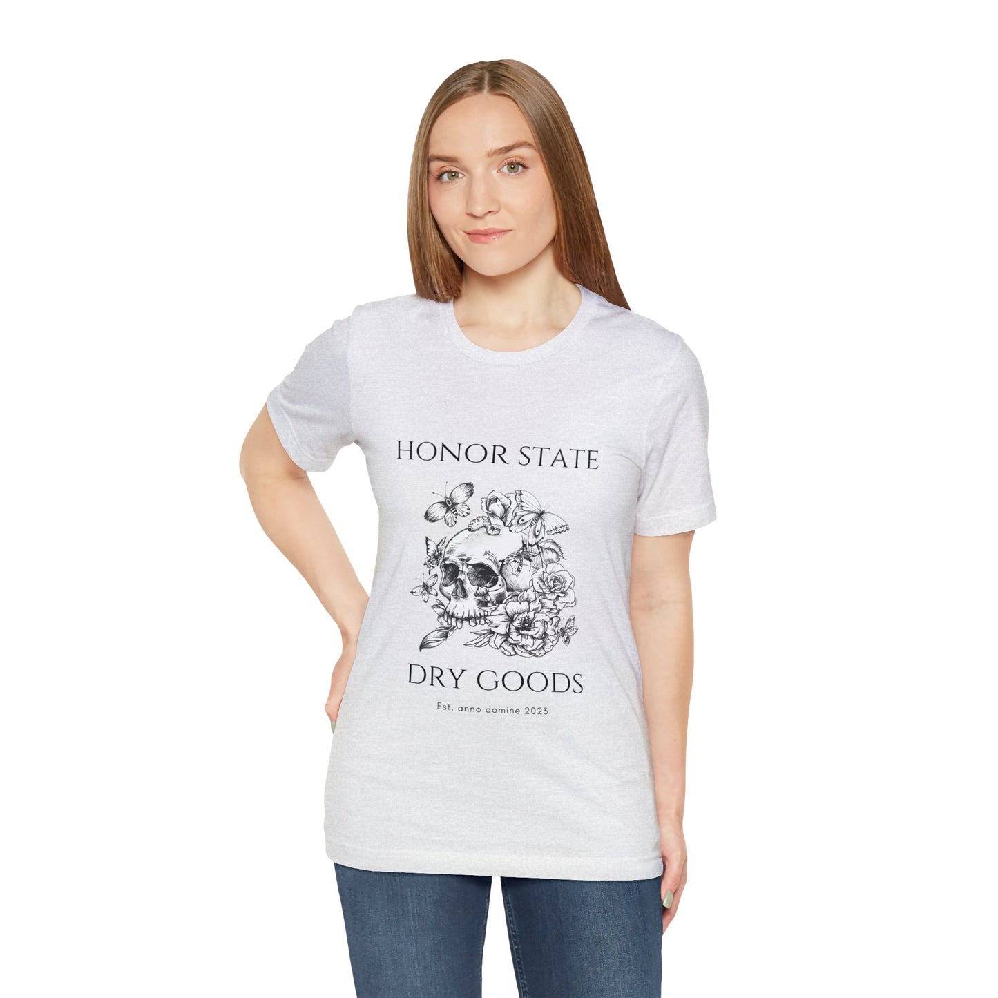 Honor State Dry Goods - Unisex Jersey Short Sleeve Tee