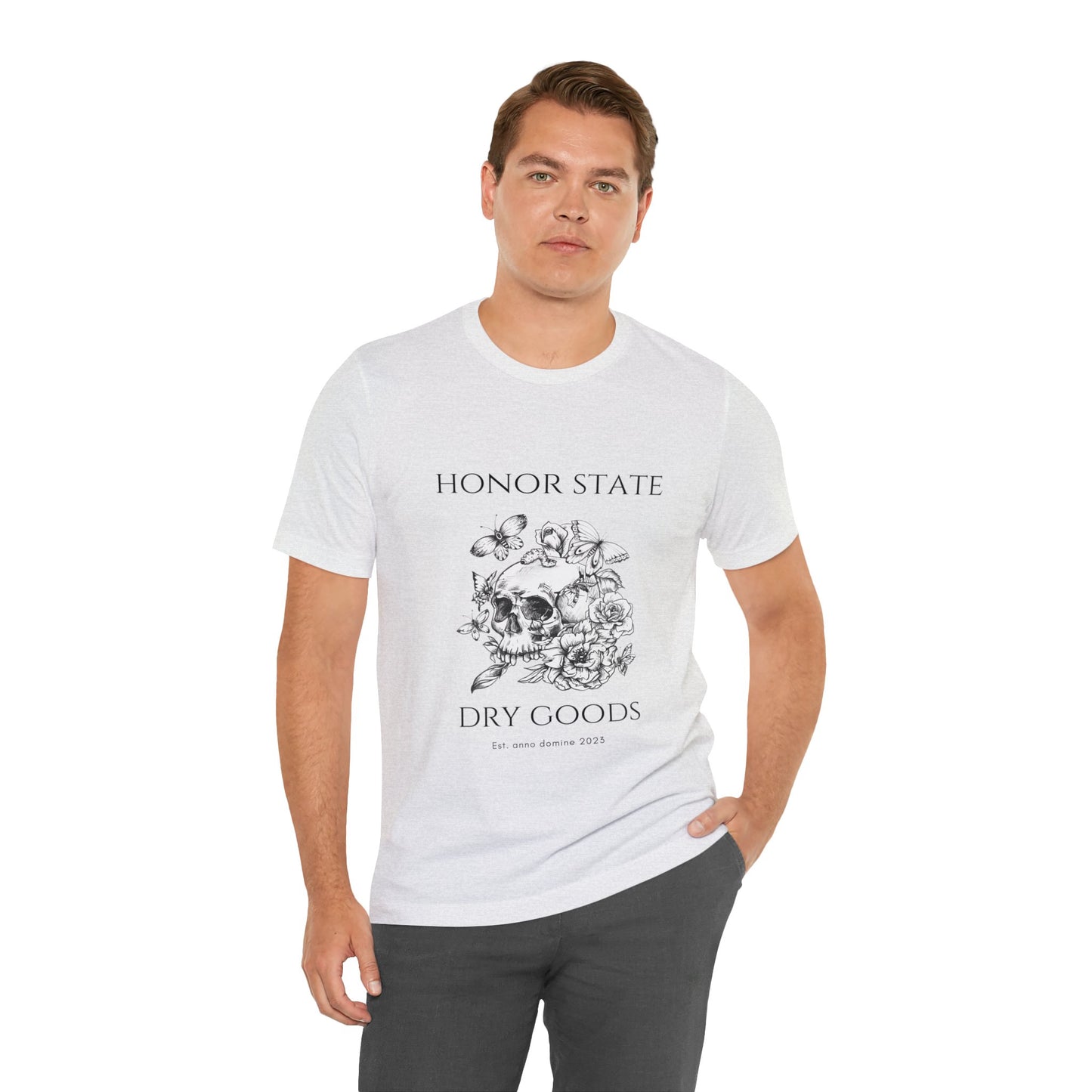 Honor State Dry Goods - Unisex Jersey Short Sleeve Tee