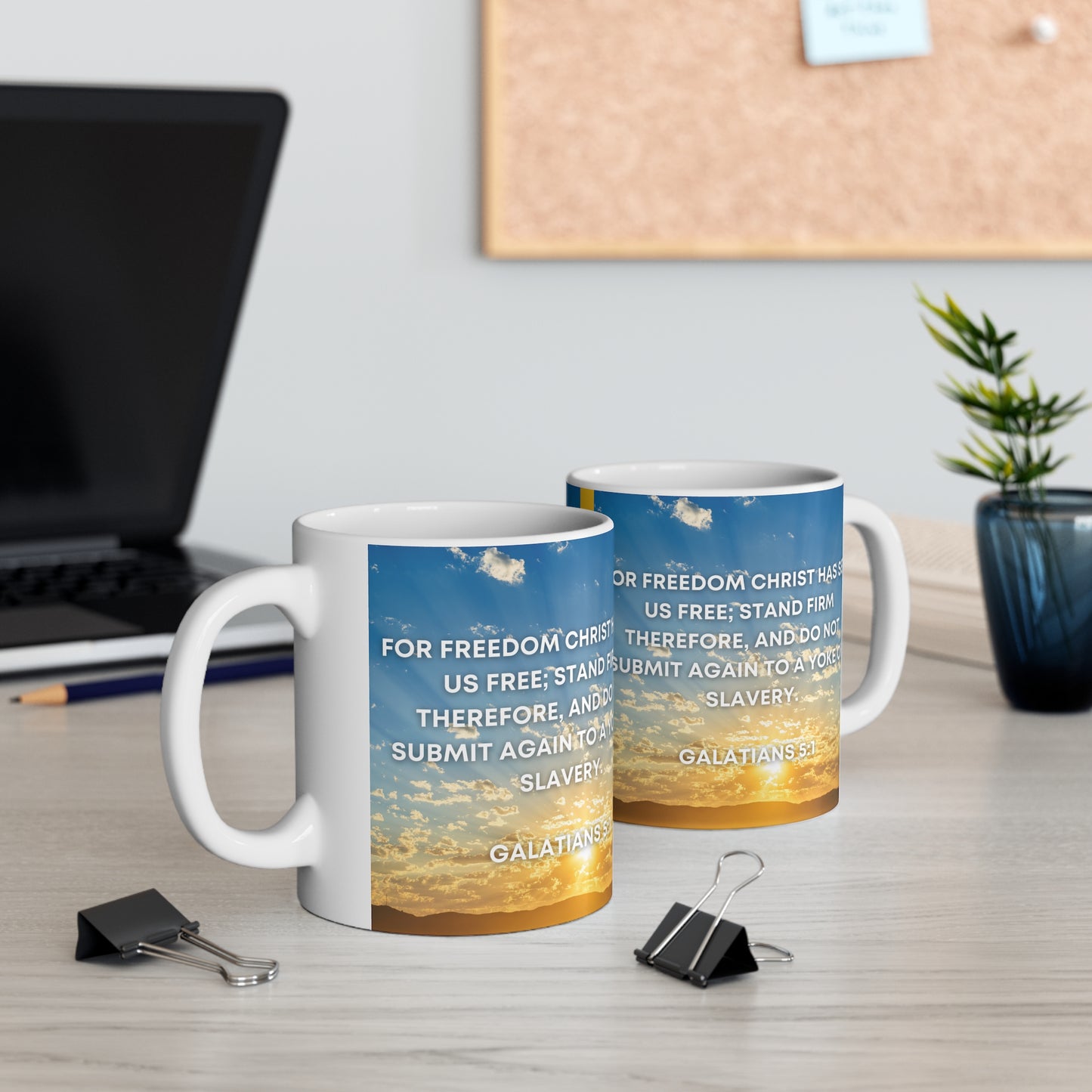 Galatians 5:1 - Ceramic Mug 11oz