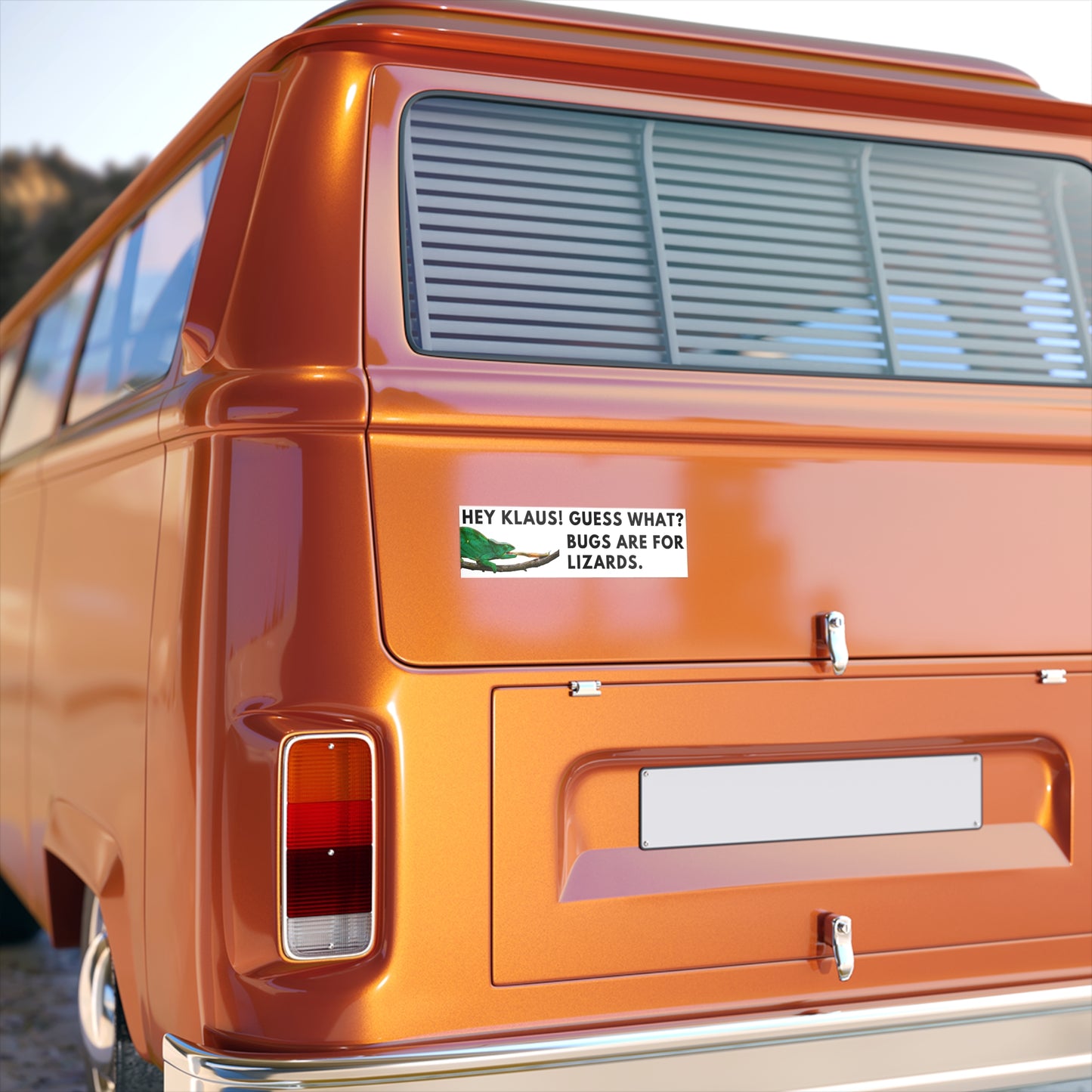 Bugs are for Lizards! - Bumper Sticker