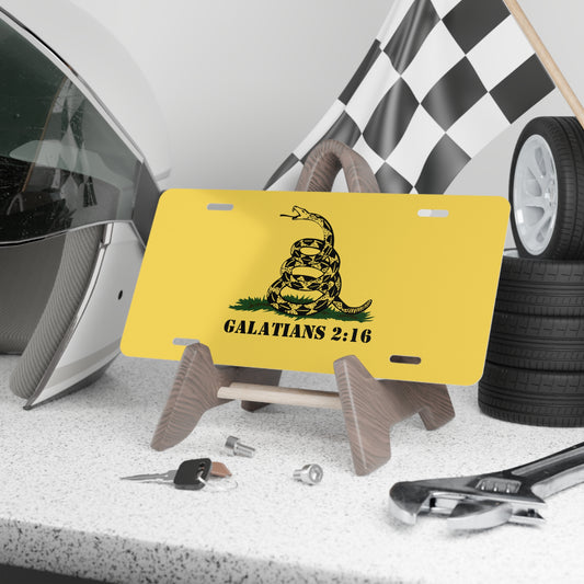 Don't Tread on Me - Vanity Plate