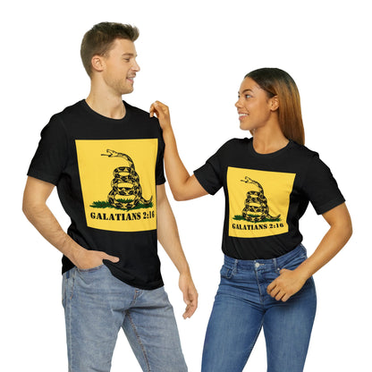 Don't Tread on Me: Galatians - Unisex Jersey Short Sleeve Tee