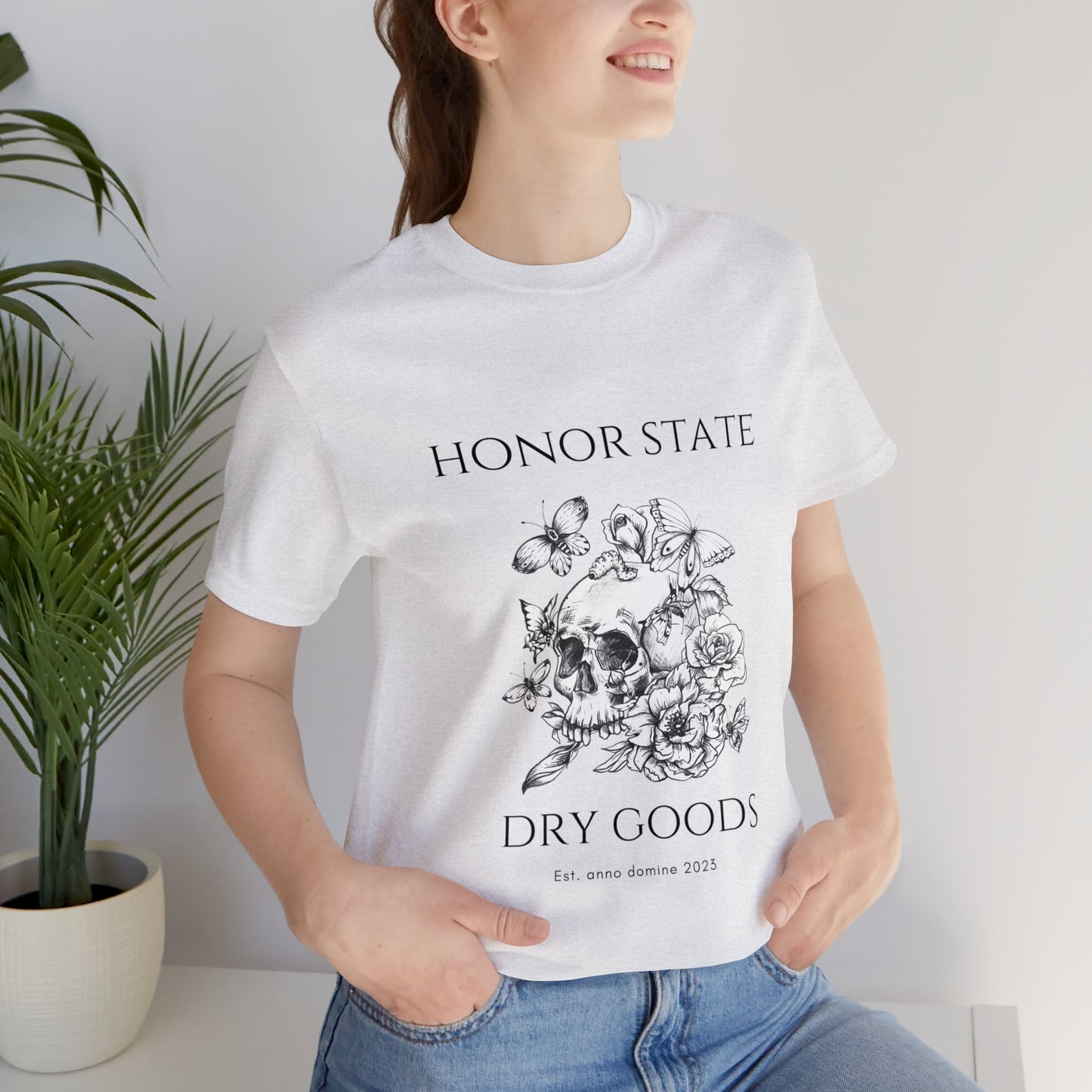 Honor State Dry Goods - Unisex Jersey Short Sleeve Tee