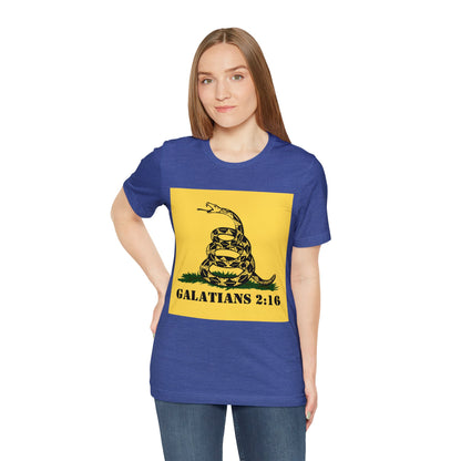 Don't Tread on Me: Galatians - Unisex Jersey Short Sleeve Tee