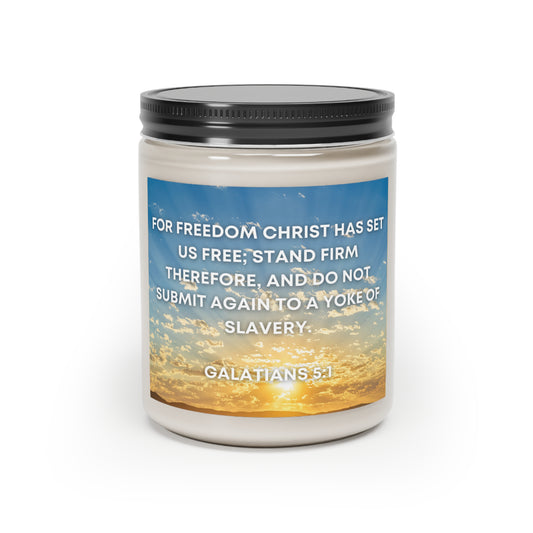 Galatians 5:1 - Scented Candle, 9oz