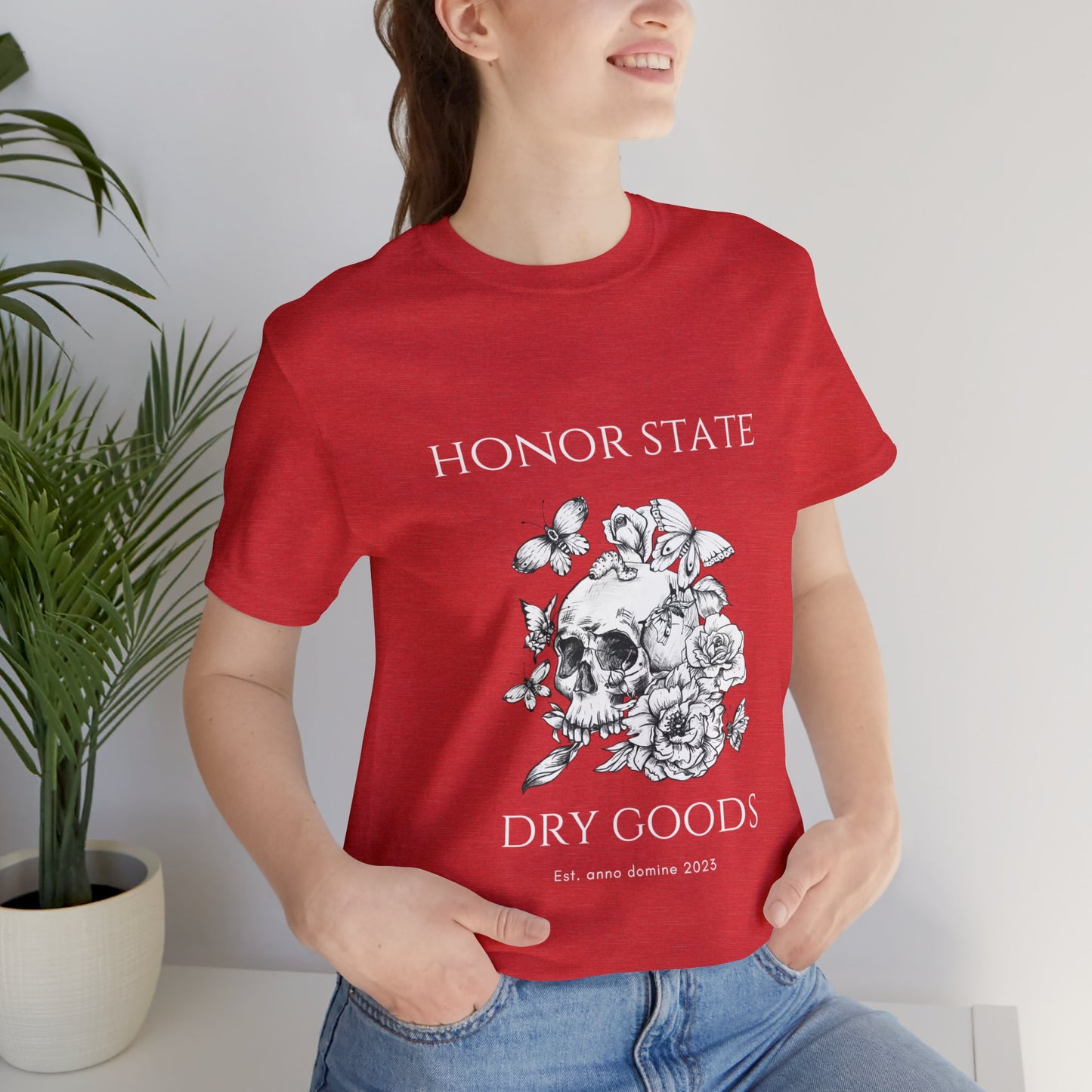 Honor State Dry Goods - Unisex Jersey Short Sleeve Tee
