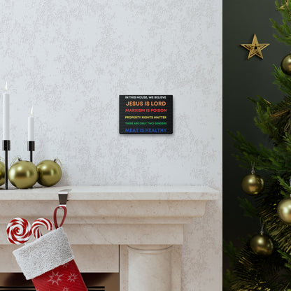 We Believe - Canvas Gallery Wraps