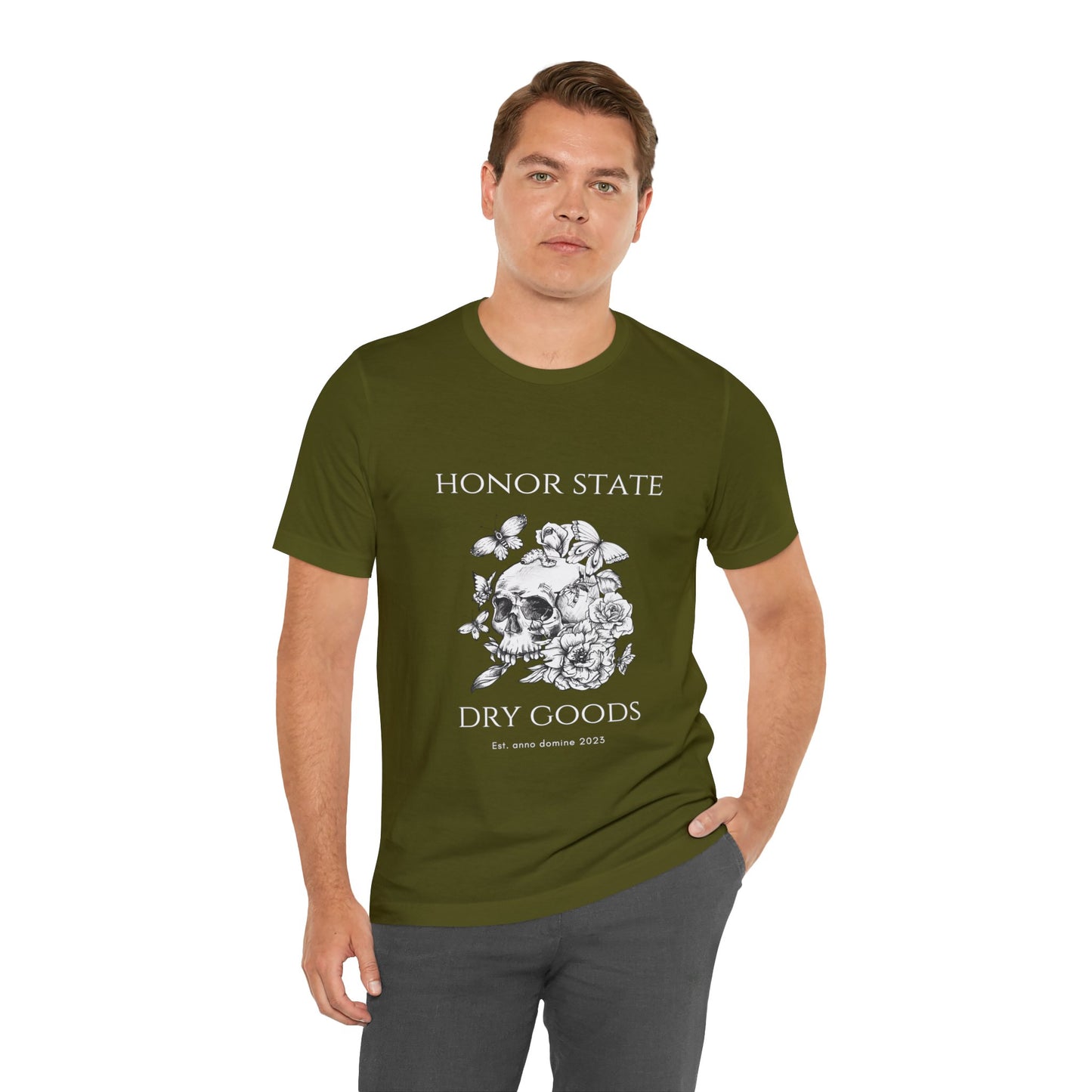 Honor State Dry Goods - Unisex Jersey Short Sleeve Tee