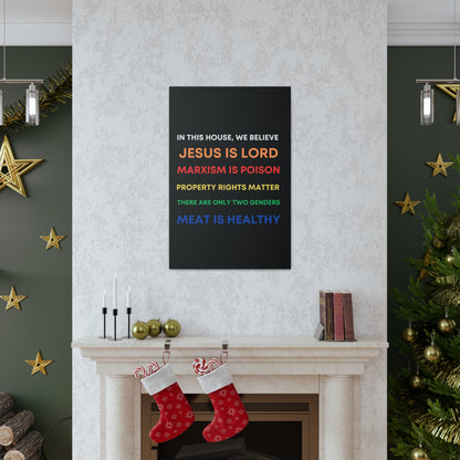 We Believe - Canvas Gallery Wraps