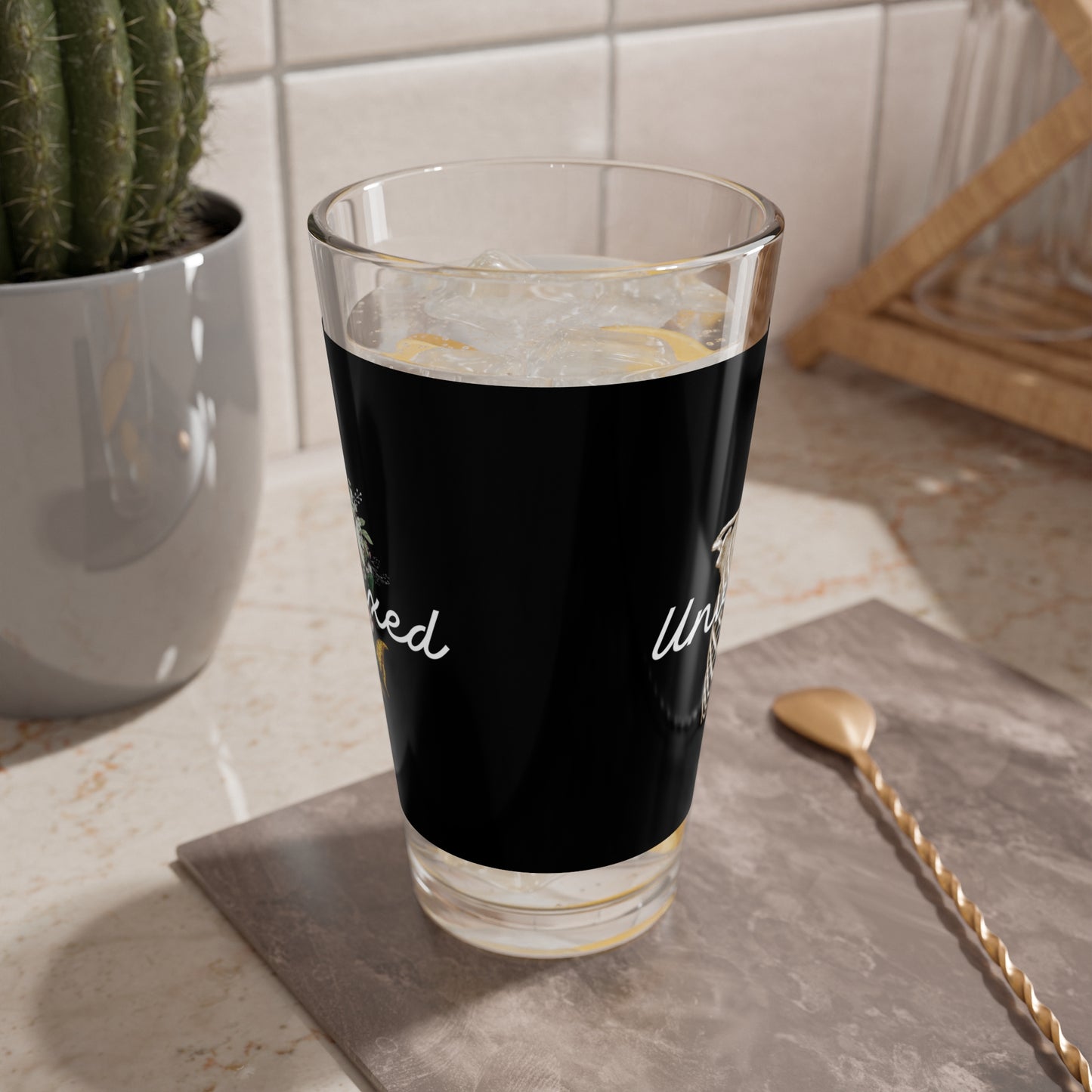 Unva**ed - Pint Glass, 16oz