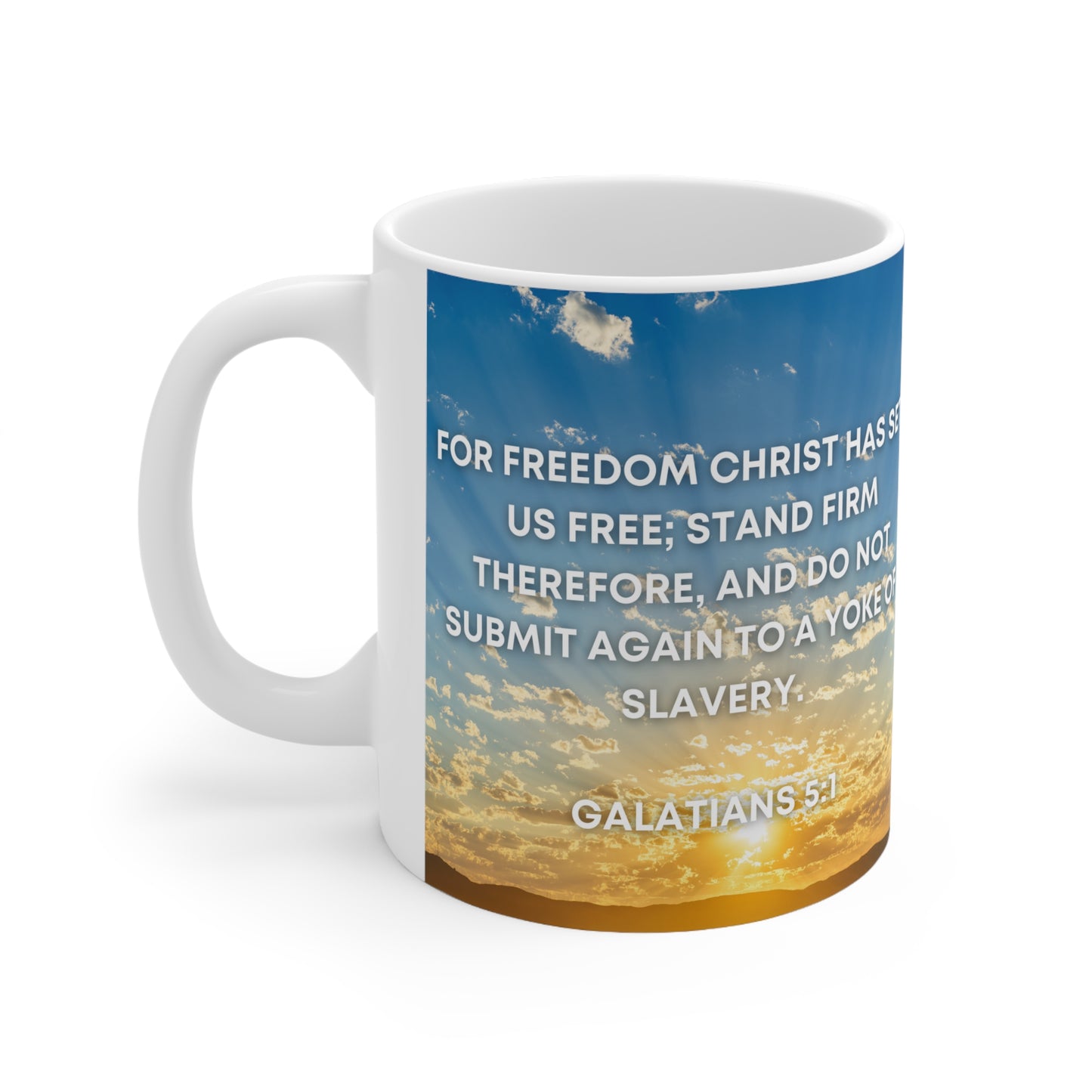 Galatians 5:1 - Ceramic Mug 11oz