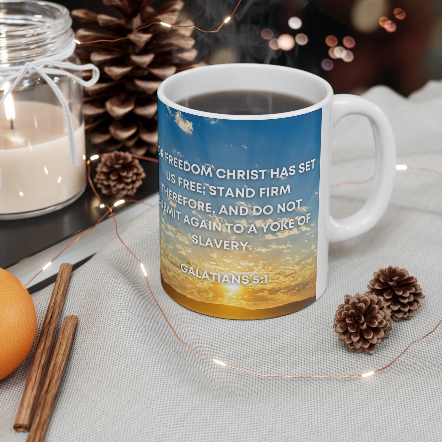 Galatians 5:1 - Ceramic Mug 11oz