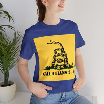 Don't Tread on Me: Galatians - Unisex Jersey Short Sleeve Tee