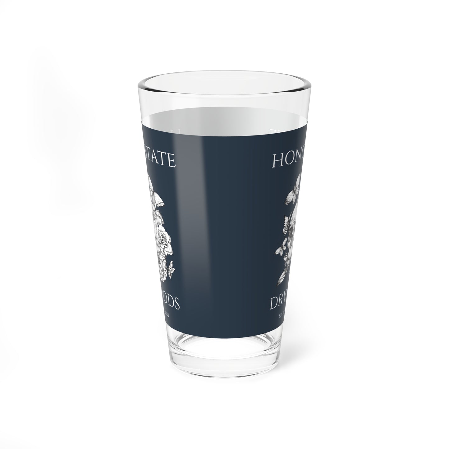 Honor State Dy Goods  - Pint Glass, 16oz