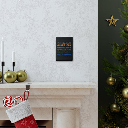 We Believe - Canvas Gallery Wraps
