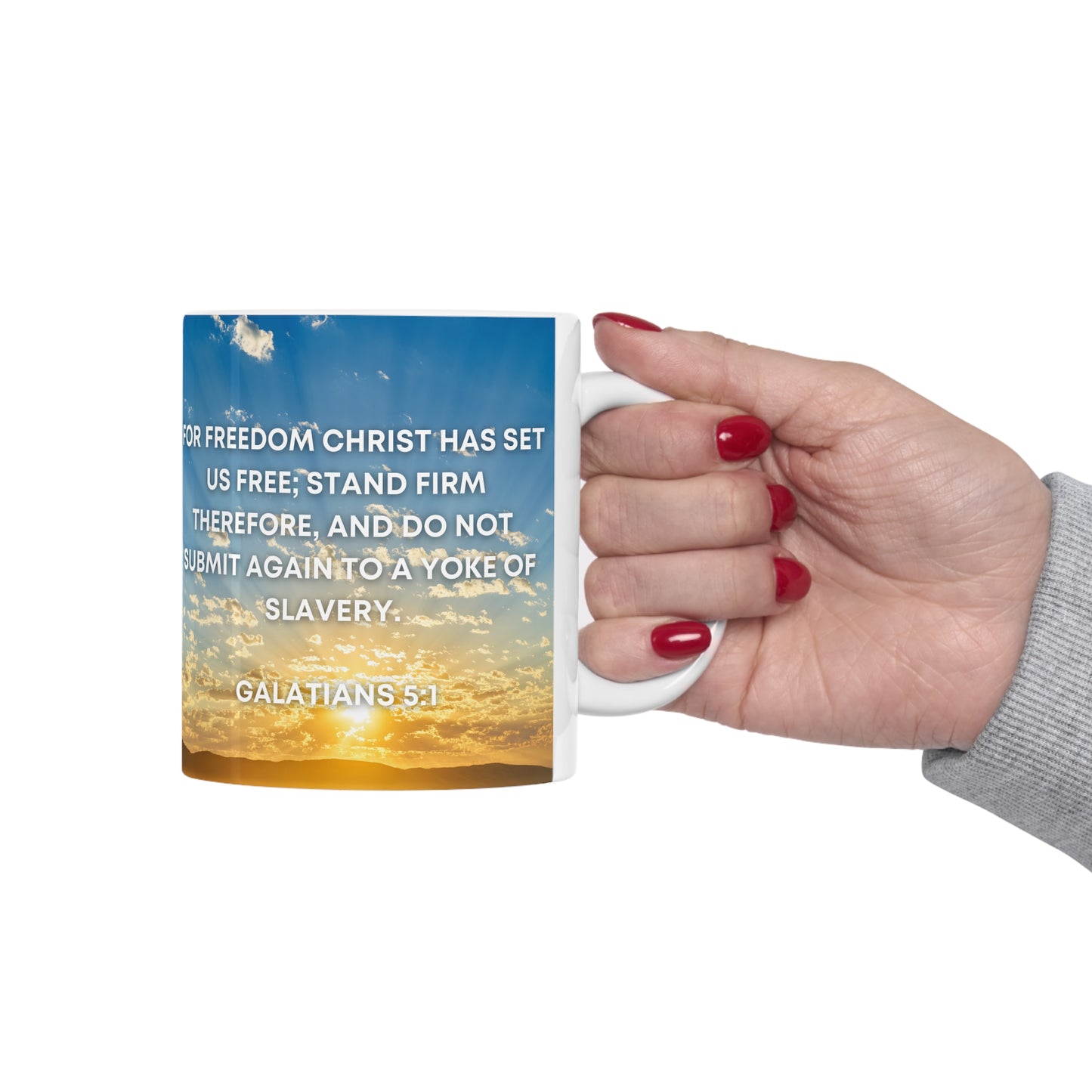Galatians 5:1 - Ceramic Mug 11oz
