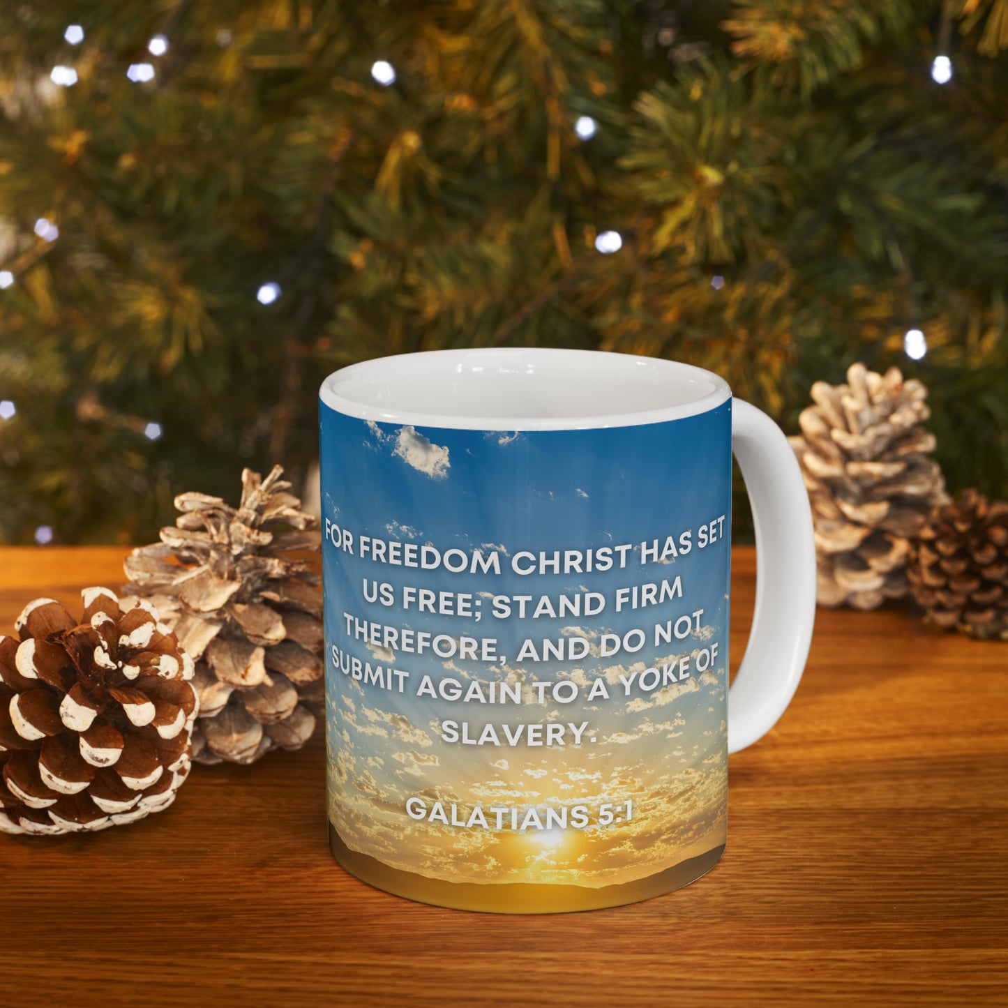 Galatians 5:1 - Ceramic Mug 11oz