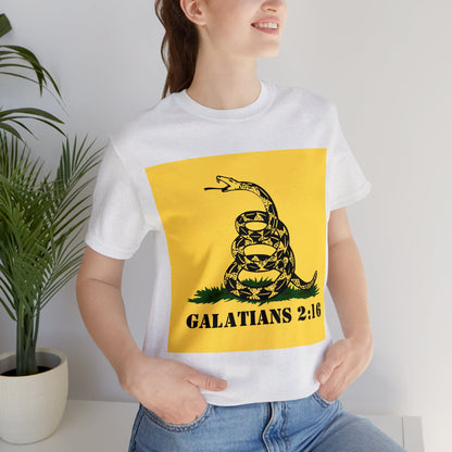 Don't Tread on Me: Galatians - Unisex Jersey Short Sleeve Tee